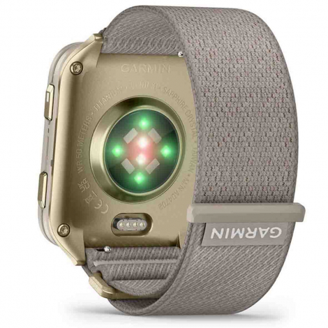 Garmin venu X1  bo�tier  titane - Bracelet nylon lin