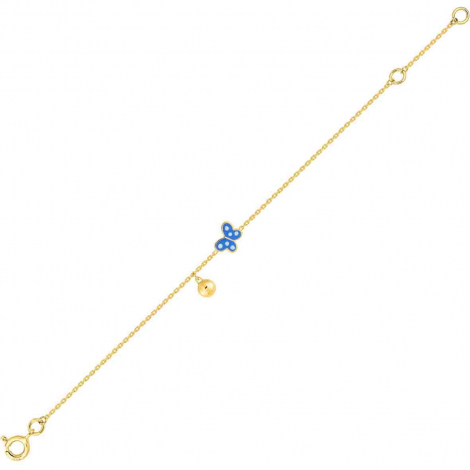 Bracelet bébé Papillon et boule