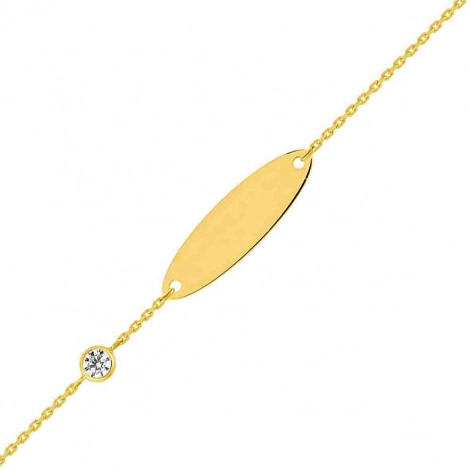 Gourmette bb Oxyde de Zirconium