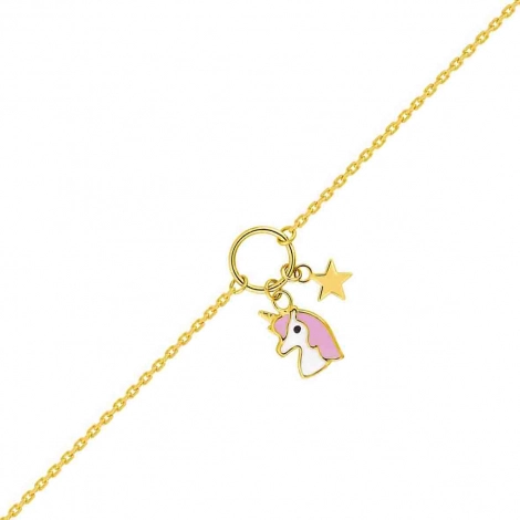 Bracelet bb Licorne et toile 