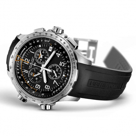 Hamilton Khaki Aviation X-Wind GMT Chrono Quartz 