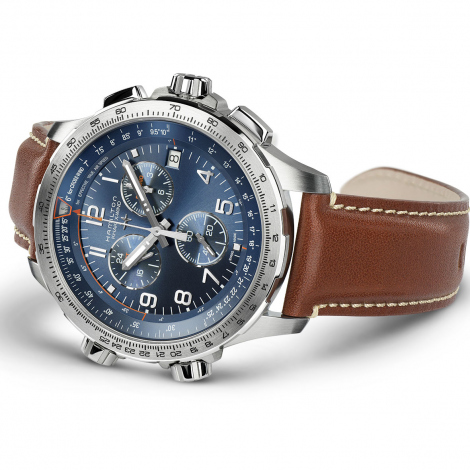 Hamilton Khaki Aviation X-Wind GMT Chrono Quartz 