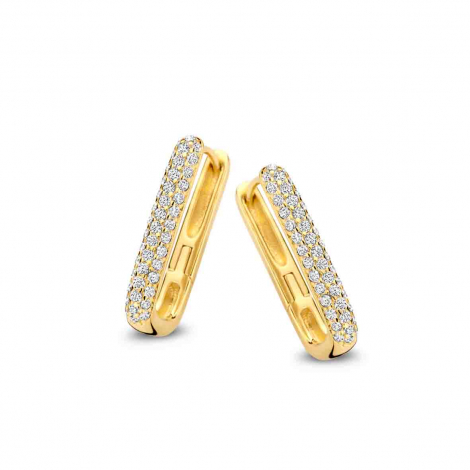 Croles carres en plaqu or + OZ 20*10mm-Naiomy