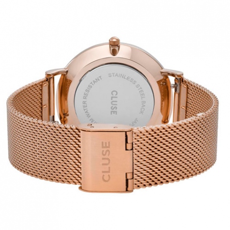 La Bohme Mesh Rose Gold/White