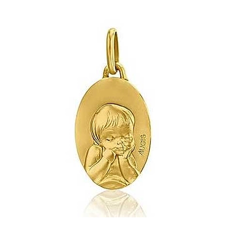 Mdaille Ange Augis Patine main