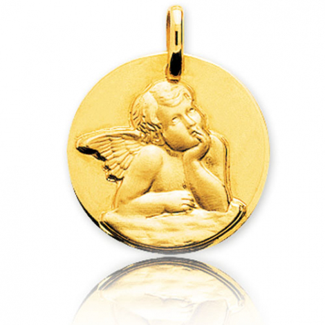 Médaille Ange Or Jaune 18 mm Anaïs - 9K20372