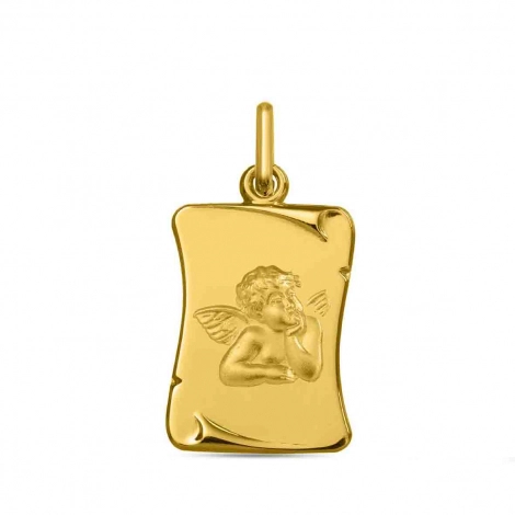 Mdaille Ange parchemin