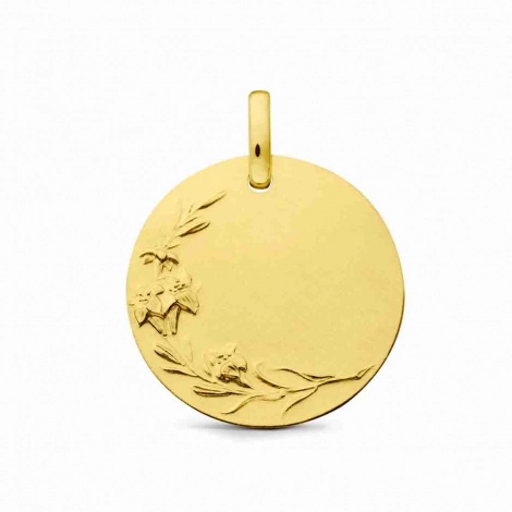 Mdaille Augis Fleur