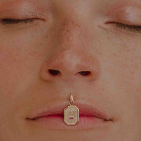 M�daille d'Amour L'Exclusive - Pierre rouge