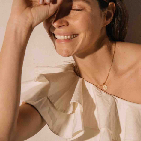 M�daille d'Amour - La Charmante - Rose poudr�