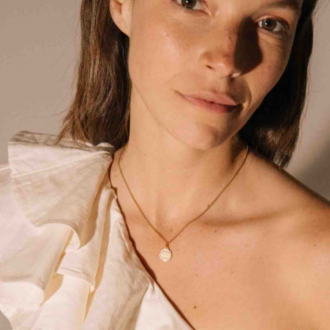 M�daille d'Amour - La Charmante - Rose poudr�