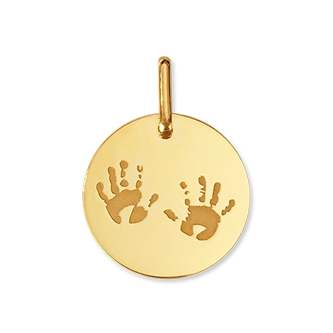 Mdaille empreintes de mains