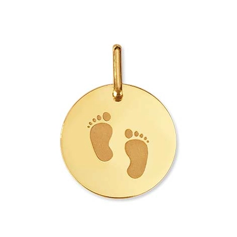 Mdaille empreintes de pieds