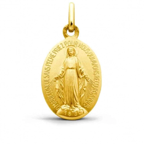 Mdaille Miraculeuse ovale