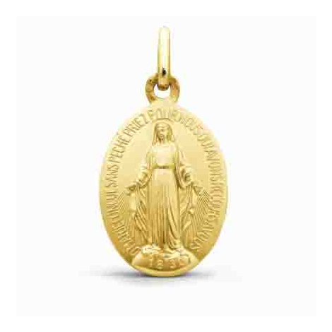 Mdaille Miraculeuse ovale