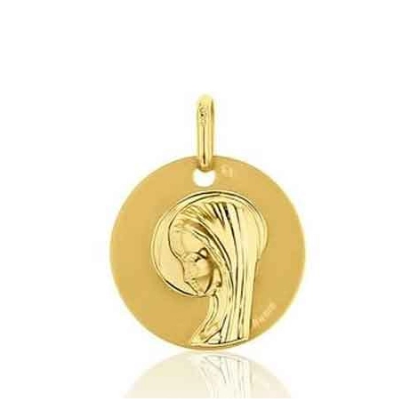 Mdaille ronde Vierge au Voile Augis