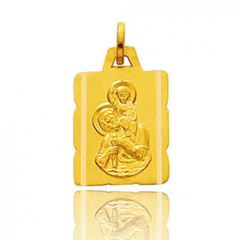 Médaille Saint Christophe Or Jaune 0.85g Rosemary - 9K20729