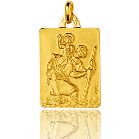 Médaille Saint Christophe Or Jaune 4.35g Alanna - 26019