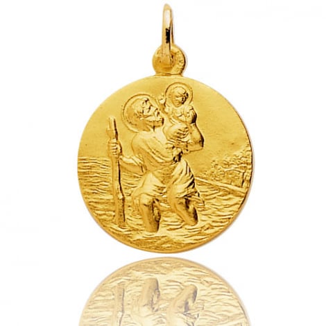 Médaille Saint Christophe Or Jaune 4.45g Nayla - 20069