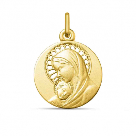 Mdaille Vierge  l'enfant  combiner