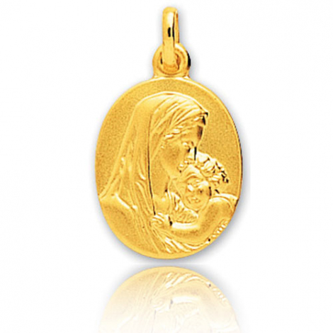 Mdaille Vierge  l'enfant  combiner