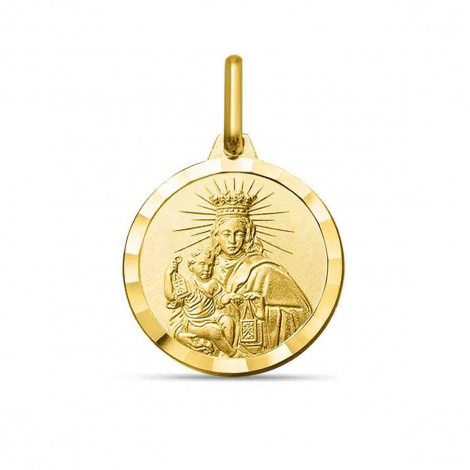 Mdaille Vierge Scapulaire et Christ