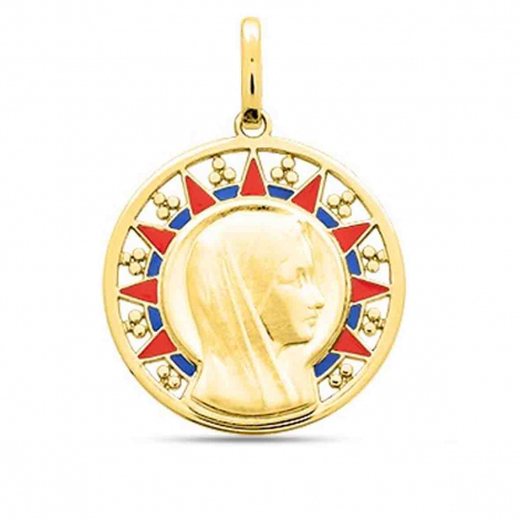 Mdaille vierge ajoure