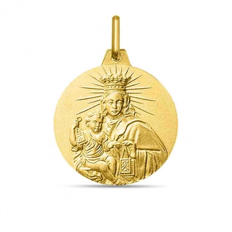 Mdaille Vierge Scapulaire et Christ