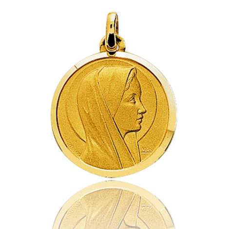 Médaille vierge  Or Jaune 19 mm Allissa -20473