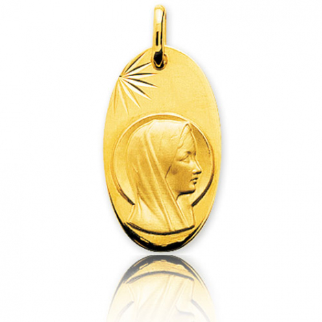 Médaille vierge  Or Jaune  Georgia -20380