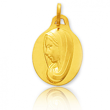 Médaille vierge  Or Jaune  Marine -660112