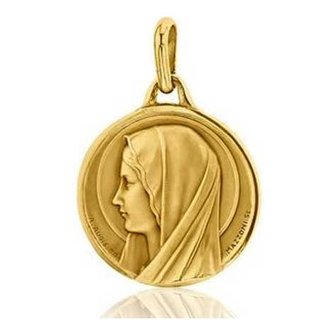 Mdaille Vierge Santa Maria Augis patine main