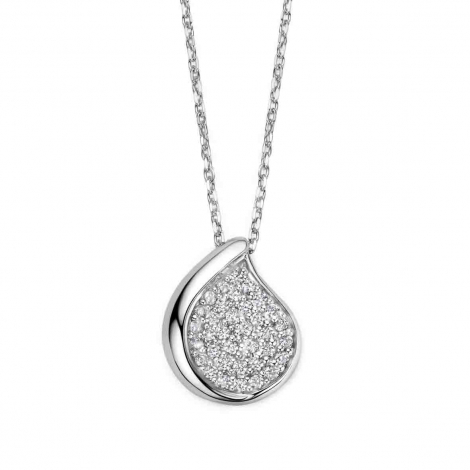 Collier en argent en forme de goutte - Oxydes - Naiomy  � combiner