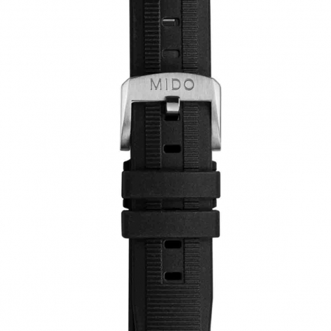 Bracelet Multifort 8 caoutchouc noir 12mm 