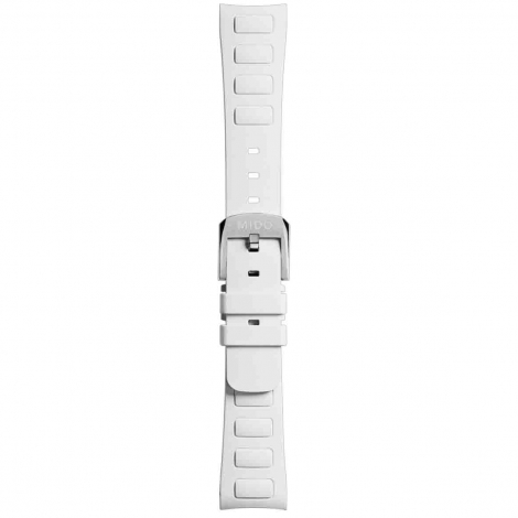 Bracelet Multifort TV 35 caoutchouc blanc 18mm 