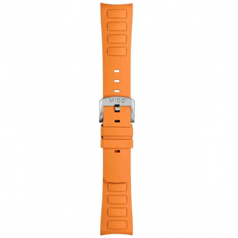 Bracelet Multifort TV Big Date caoutchouc orange 22mm