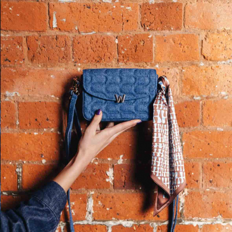 Mini sac Wolf 1834 - Mimi Swirl - Denim