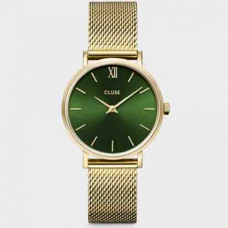 Minuit Mesh, Green - Gold