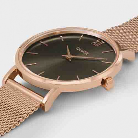Minuit Mesh, Grey - Pink Gold