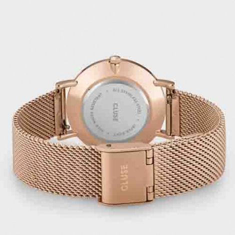 Minuit Mesh, Grey - Pink Gold