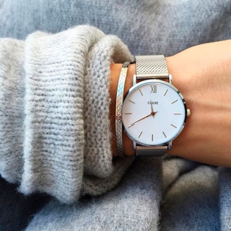 Minuit Mesh Silver/White