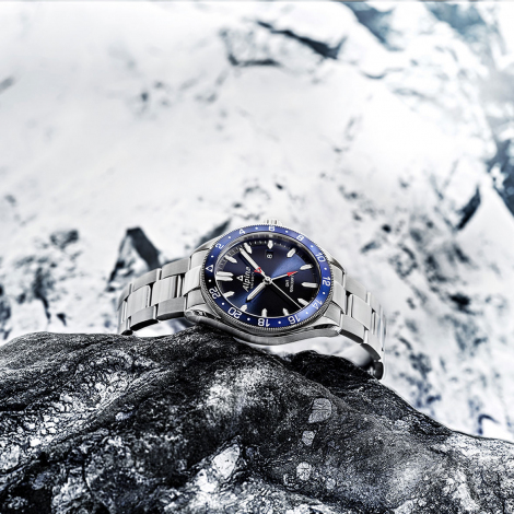 Montre Alpina - Alpiner Quartz GMT Bleu Marine