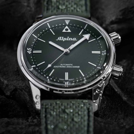 Montre Alpina Seastrong Diver 300 Heritage Green
