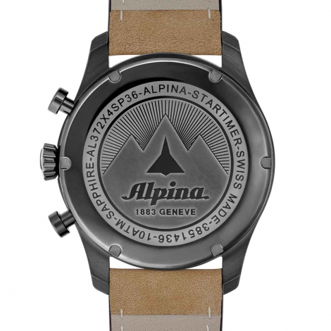 Montre Alpina Startimer Pilot Quartz Chronograph Big Date Vert