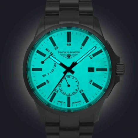 Montre Bauhaus Aviation Titanium