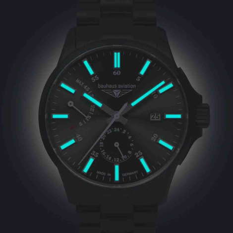 Montre Bauhaus Aviation Titanium