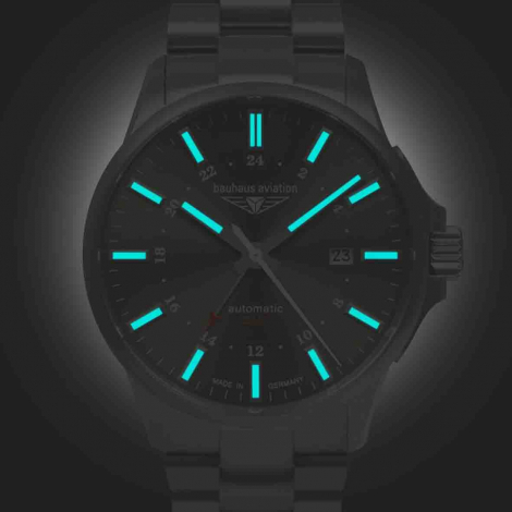 Montre Bauhaus Aviation Titanium GMT