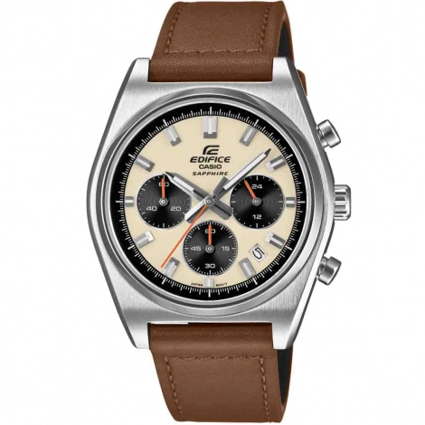 Montre Casio Edifice - Chronographe Sport - CUIR 