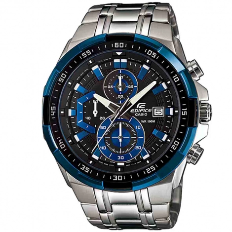 Montre Casio Edifice - Chronographe standard - Noir & Bleu