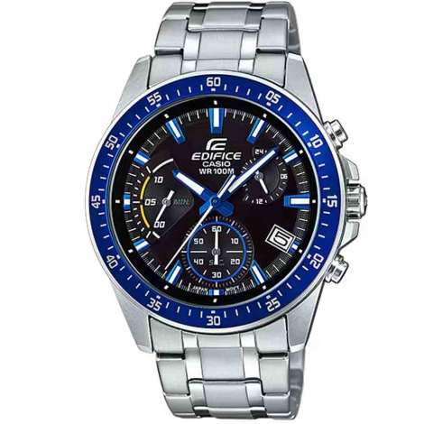 Montre Casio Edifice - Chronographe Standard - Noir & Bleu